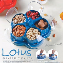 Supermom Lotus Shape Rotating Dry Fruit & Snack Organizer Box with Compartments (1 Pc)
