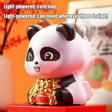 Solar Powered Moving Panda Car Dashboard Decoration – 1 Pc