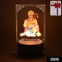 Hanuman Ji 3D Frame with Light